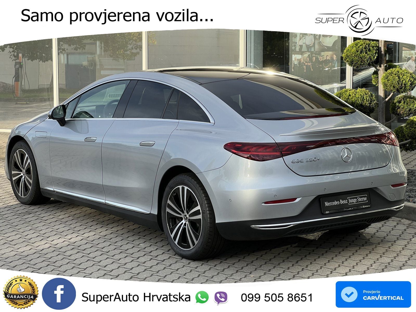 Mercedes EQE 350 98 kWh (292 KS) ACC+HEAD+GR SJED+360+PANO