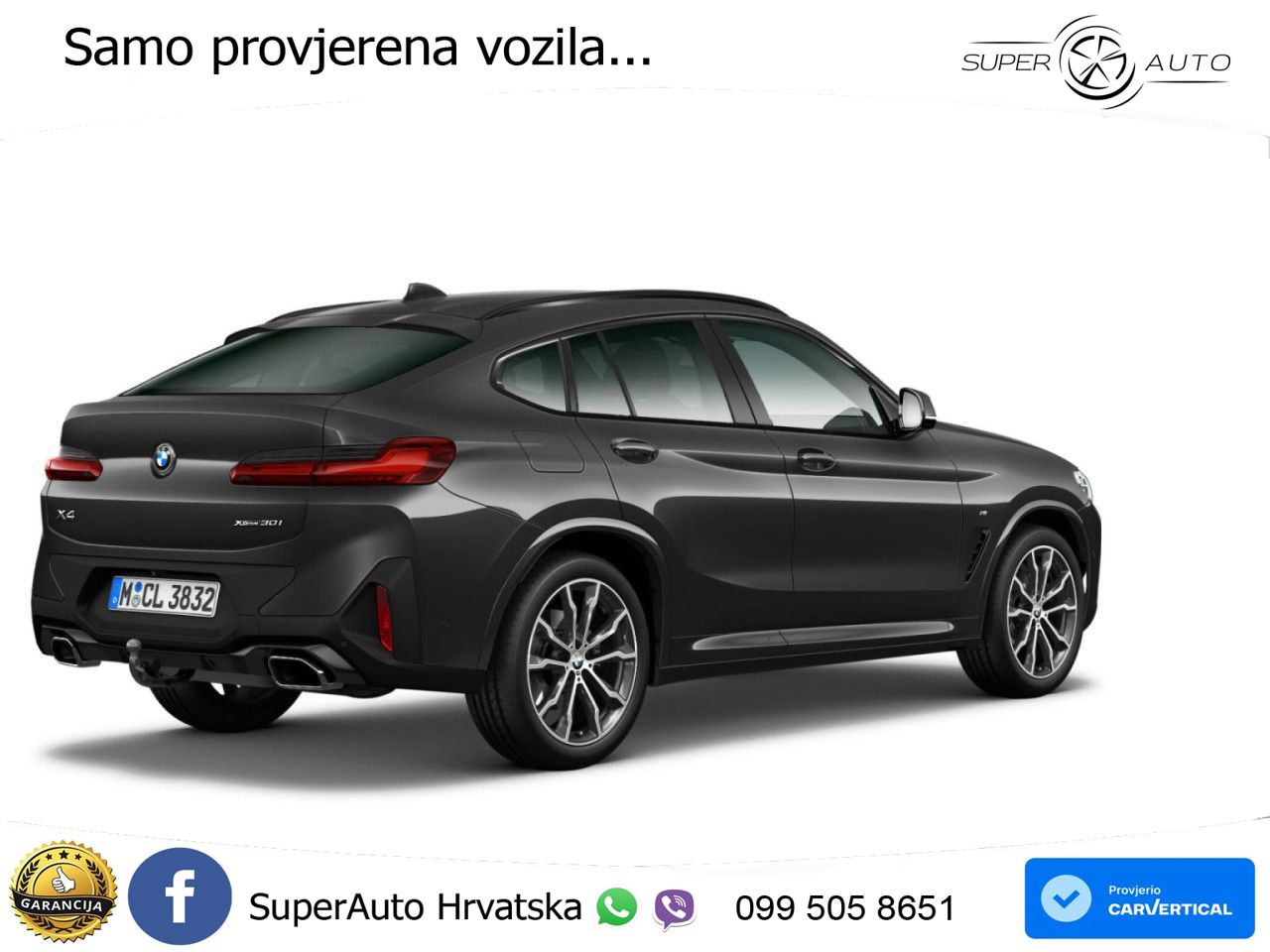 BMW X4 30i (245 KS) xDrive Steptronic M Sport LED+GR SJED+ACC