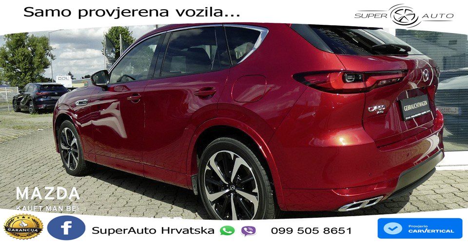 Mazda CX-60 2.5 e-Skyactiv (328 KS) AWD Automatic MATRIX+GR SJED+KAM