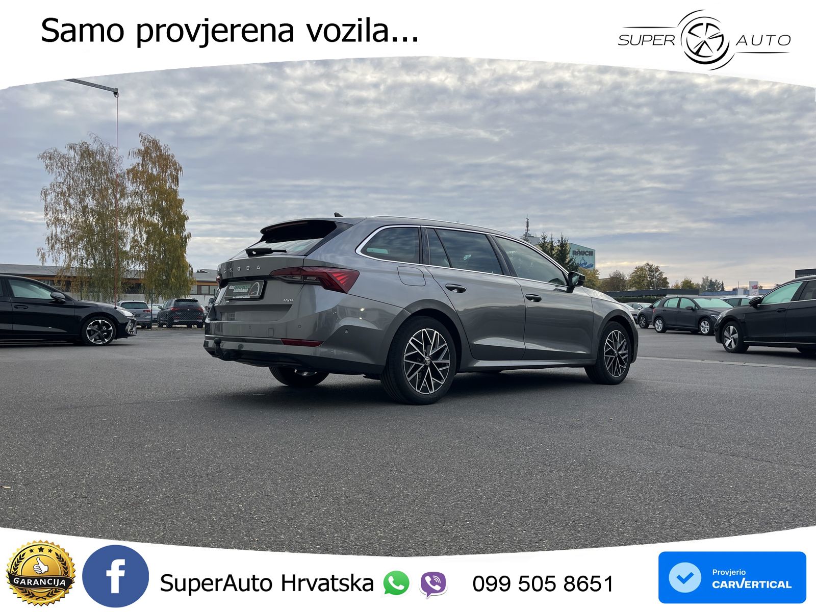 Škoda Octavia Combi 2.0 TDI (150 KS) 4x4 DSG LED+GR SJED+ACC