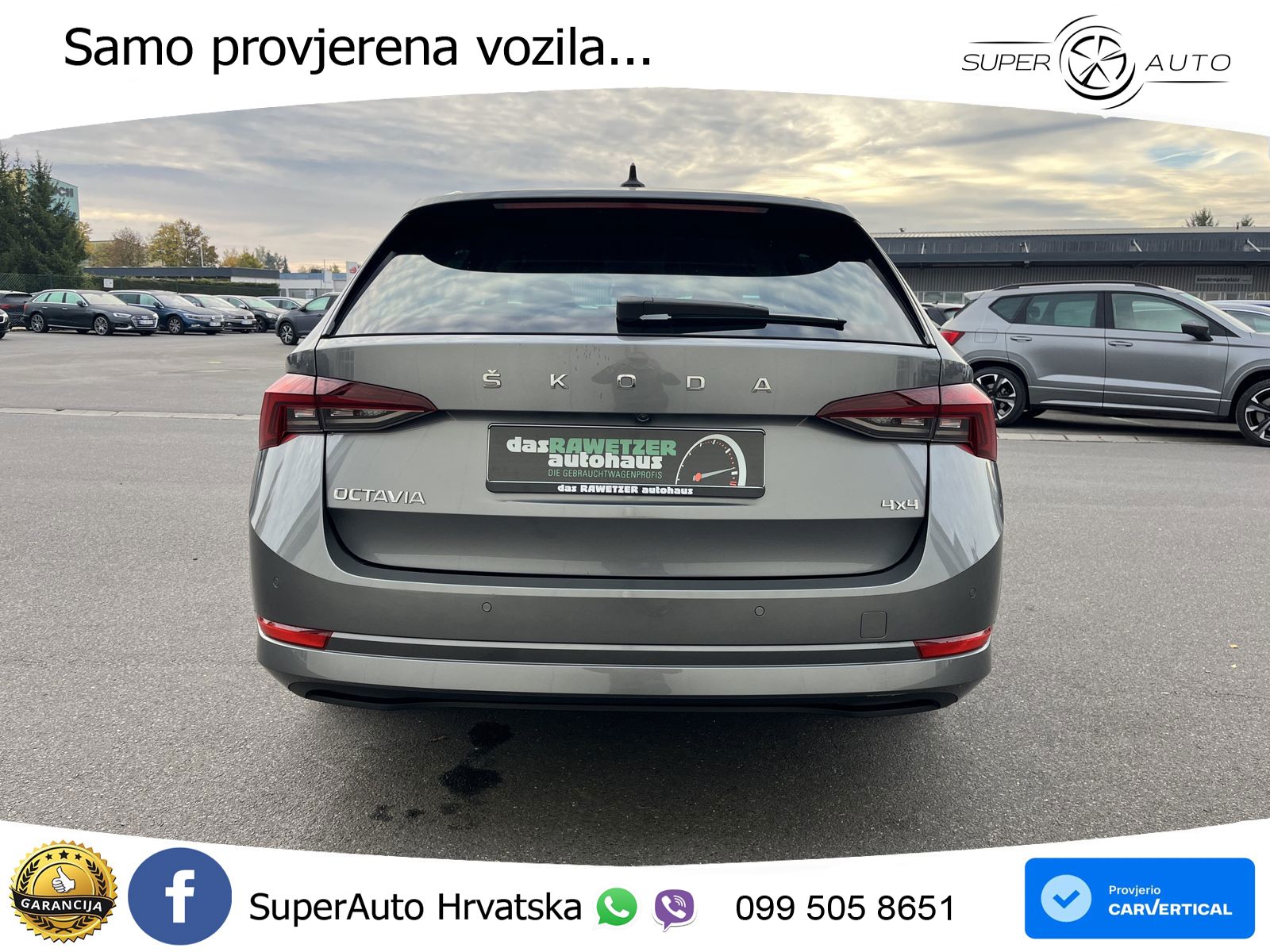 Škoda Octavia Combi 2.0 TDI (150 KS) 4x4 DSG LED+GR SJED+ACC