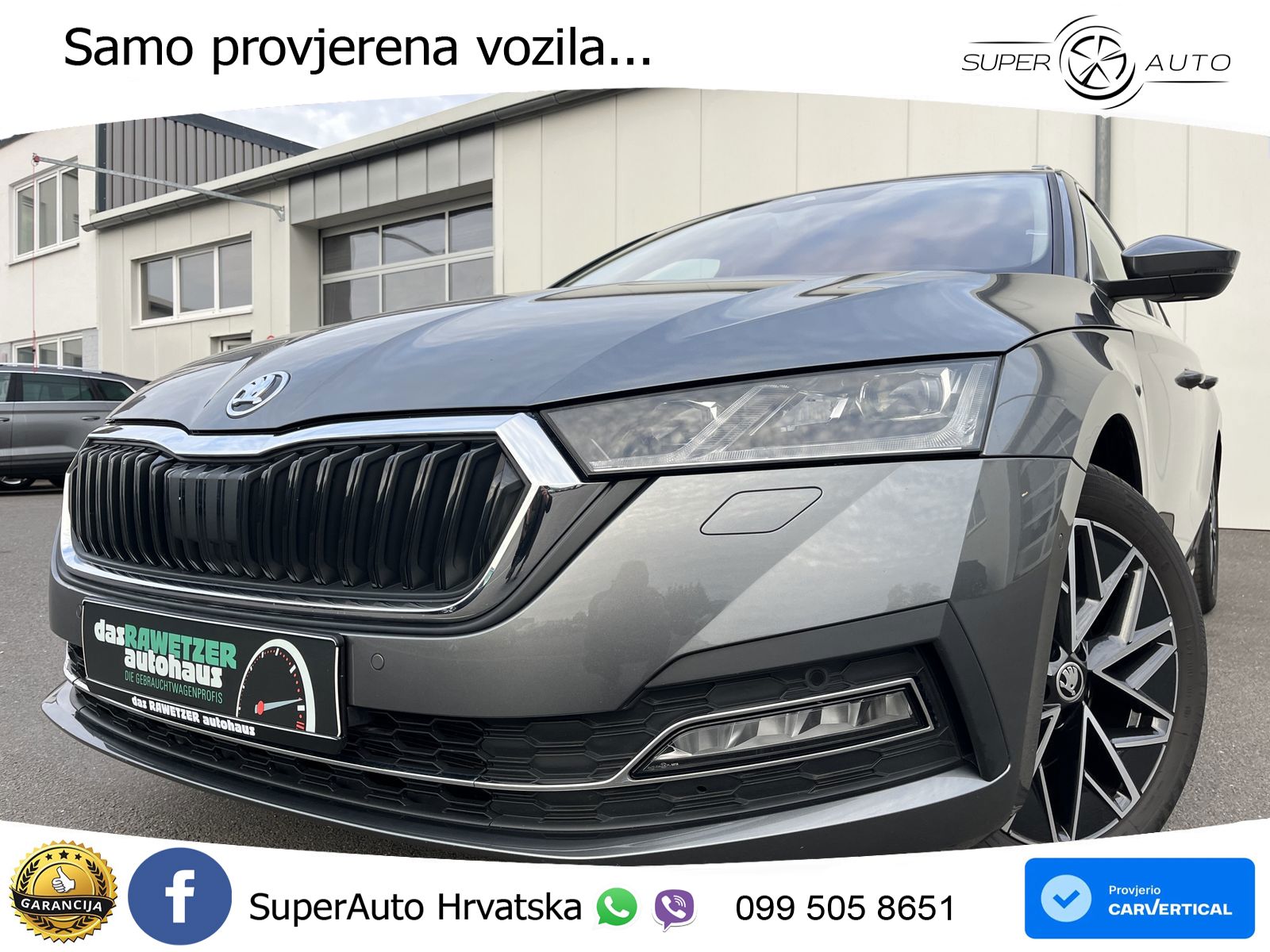 Škoda Octavia Combi 2.0 TDI (150 KS) 4x4 DSG LED+GR SJED+ACC