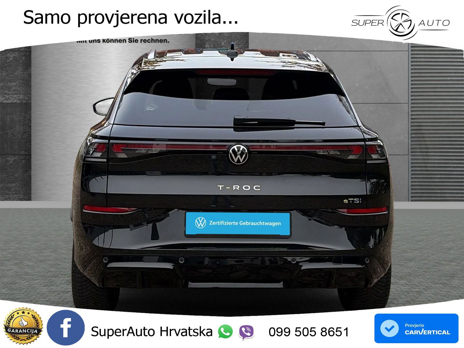 Volkswagen T-Roc 1.5 eTSI (150 KS)  DSG R-Line LED+GR SJED+ACC