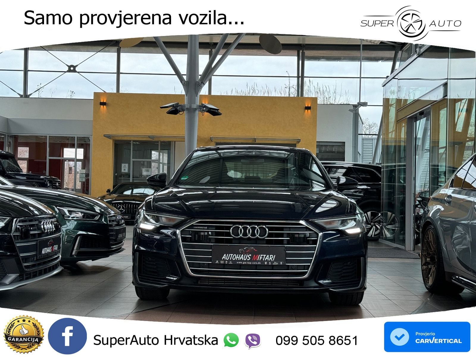 Audi A6 50 TDI V6 (286 KS) quattro tiptronic S line LED+GR SJED+ACC