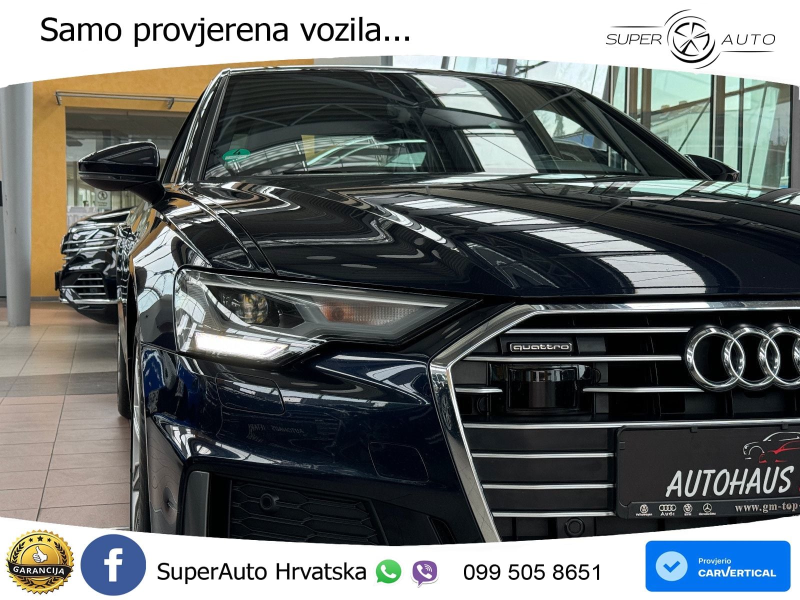 Audi A6 50 TDI V6 (286 KS) quattro tiptronic S line LED+GR SJED+ACC