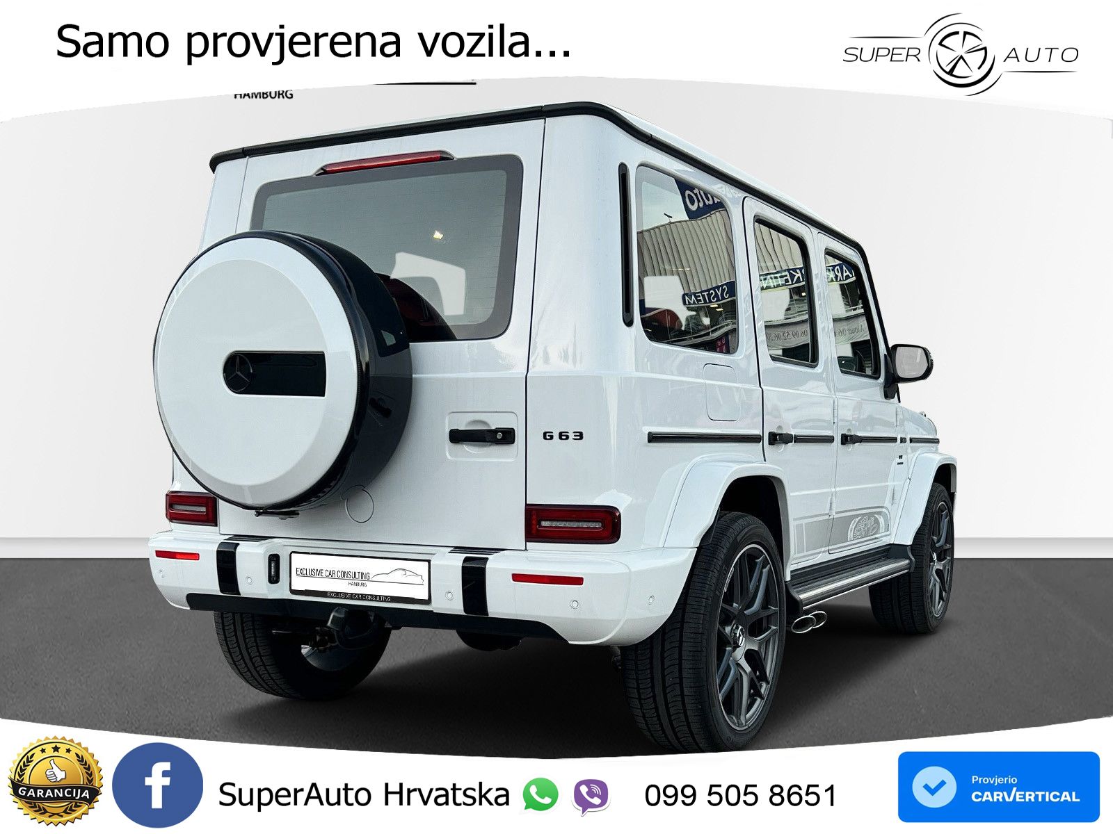 Mercedes AMG G 63 Long V8 (585 KS) 4MATIC 9G-TRONIC AMG SPEEDSHIFT TCT LED+GR SJED+ACC