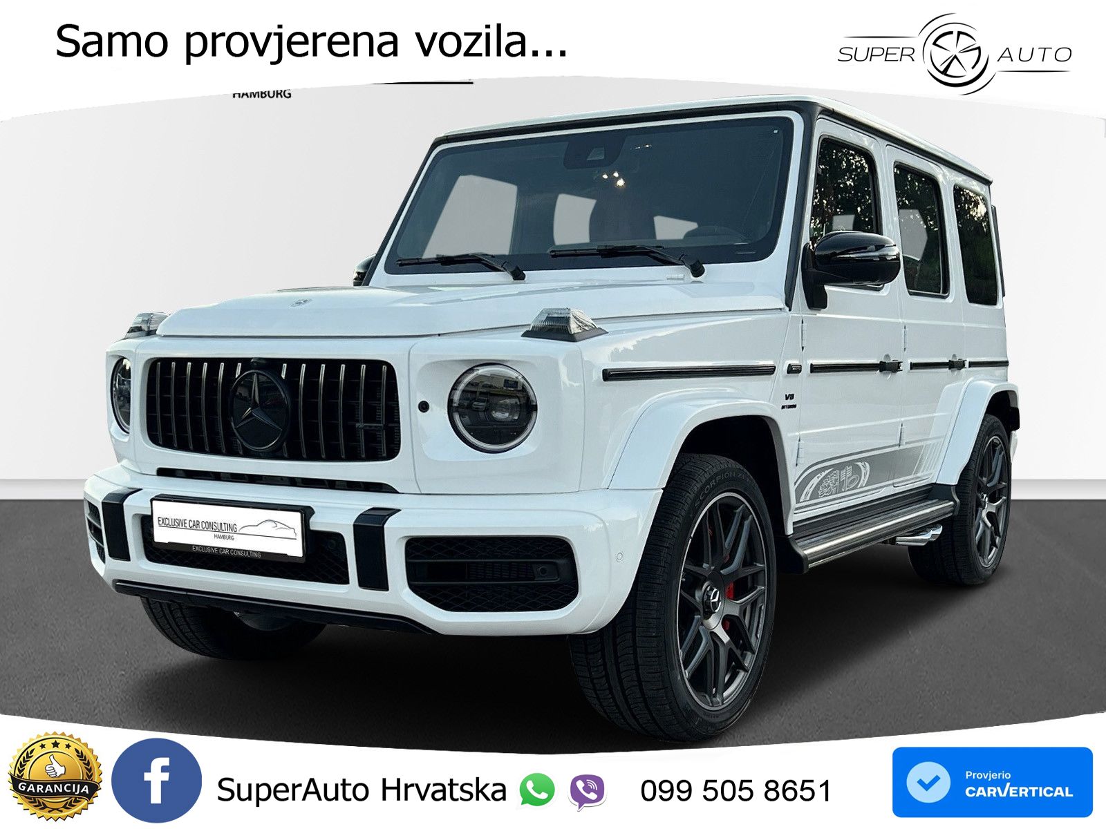 Mercedes AMG G 63 Long V8 (585 KS) 4MATIC 9G-TRONIC AMG SPEEDSHIFT TCT LED+GR SJED+ACC