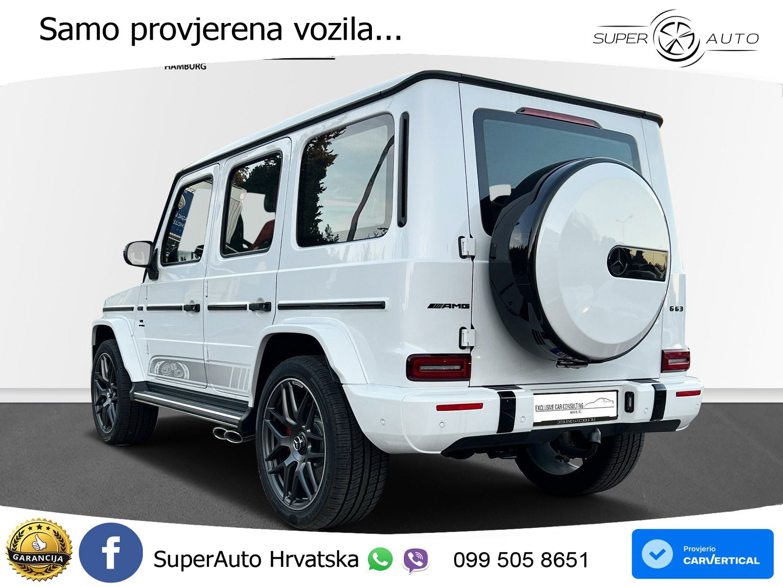 Mercedes AMG G 63 Long V8 (585 KS) 4MATIC 9G-TRONIC AMG SPEEDSHIFT TCT LED+GR SJED+ACC