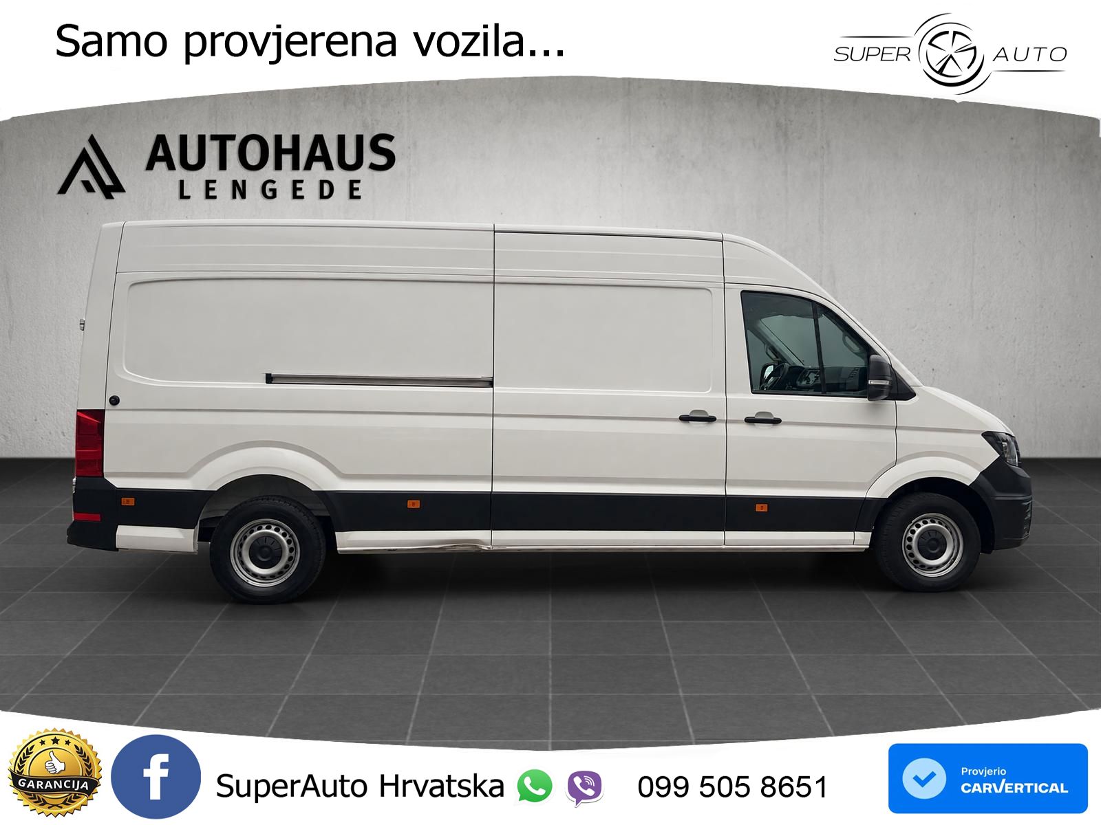Volkswagen Crafter 35 2.0TDI LANG+HOCH AUTOMAT. KAMERA PDC 140 KS