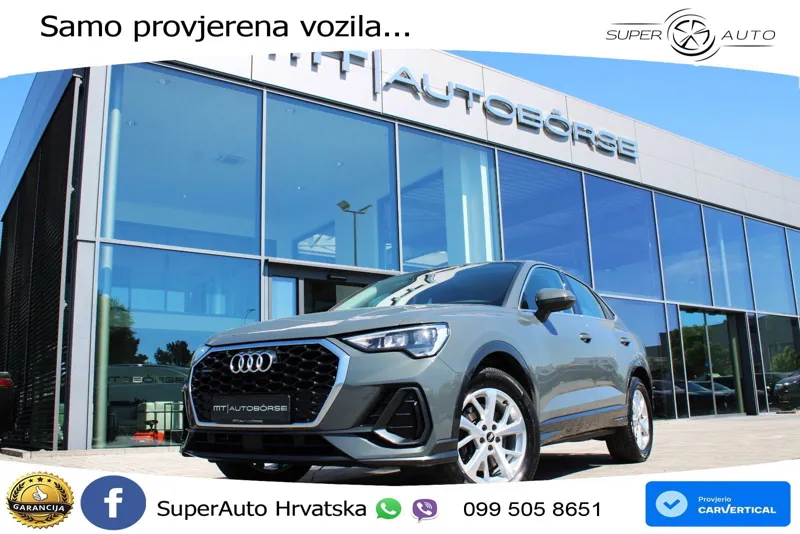 Audi Q3 Sportback 40 TDI (200 KS) quattro S tronic LED+GR SJED+ACC