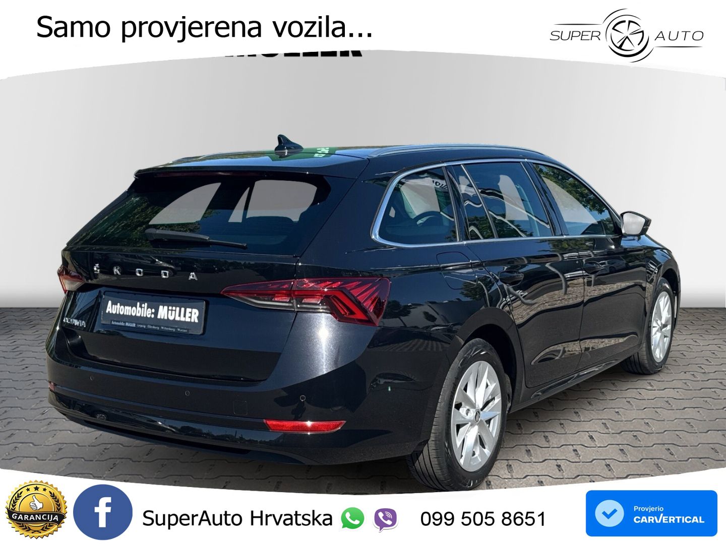 Škoda Octavia Combi 2.0 TDI (150 KS) DSG LED+GR SJED+ACC