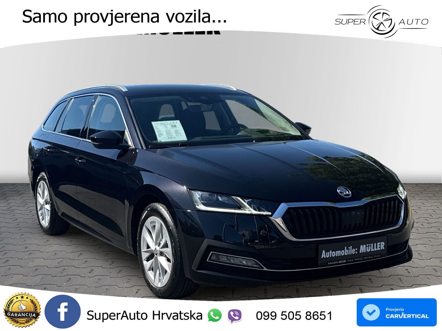 Škoda Octavia Combi 2.0 TDI (150 KS) DSG LED+GR SJED+ACC