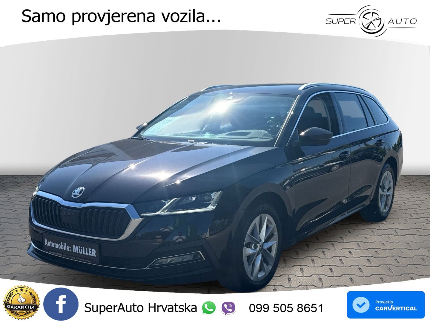 Škoda Octavia Combi 2.0 TDI (150 KS) DSG LED+GR SJED+ACC