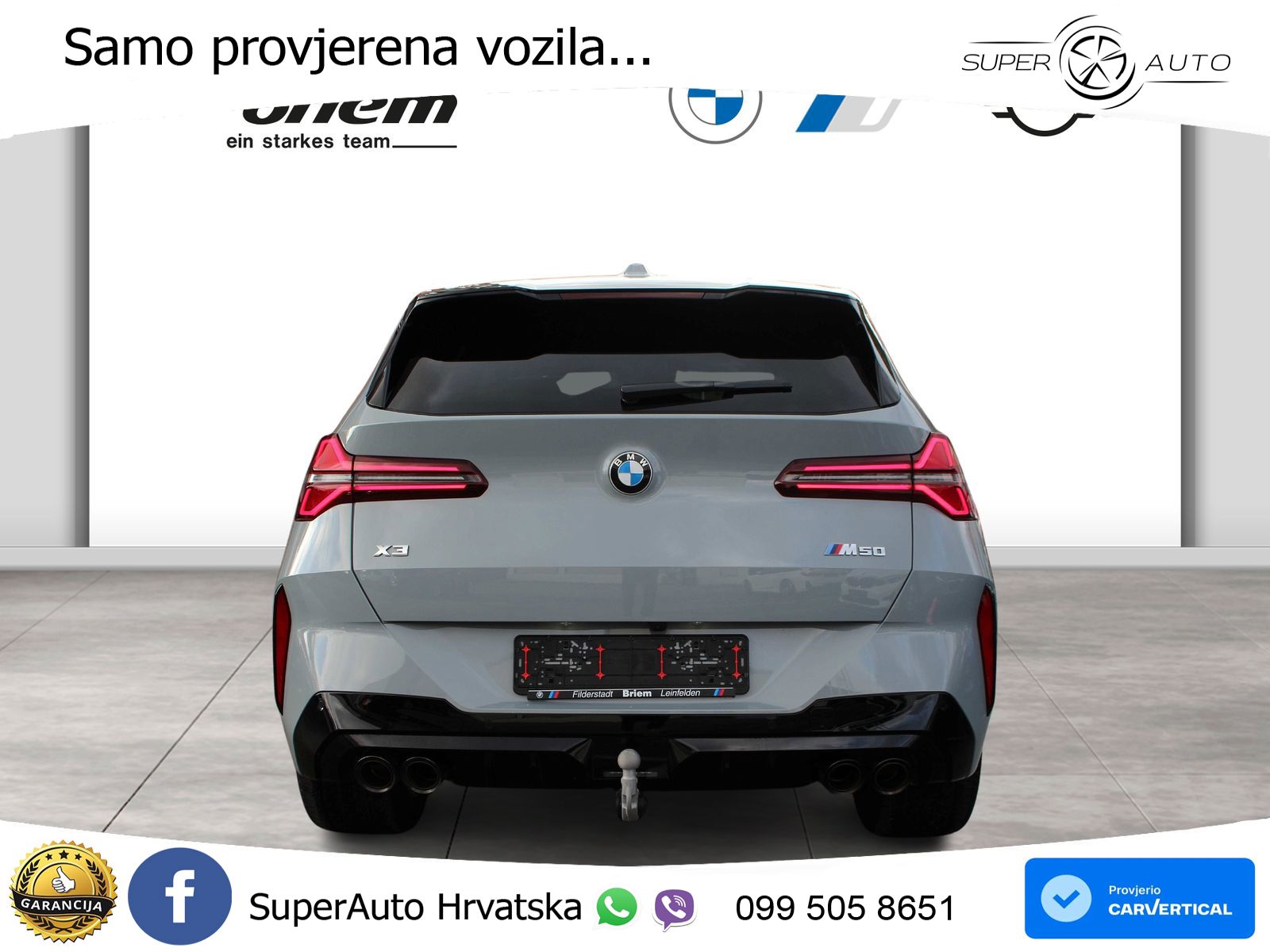 BMW X3 M50 xDrive Steptronic M Sport ACC+HEAD+GR SJED+360+PANO
