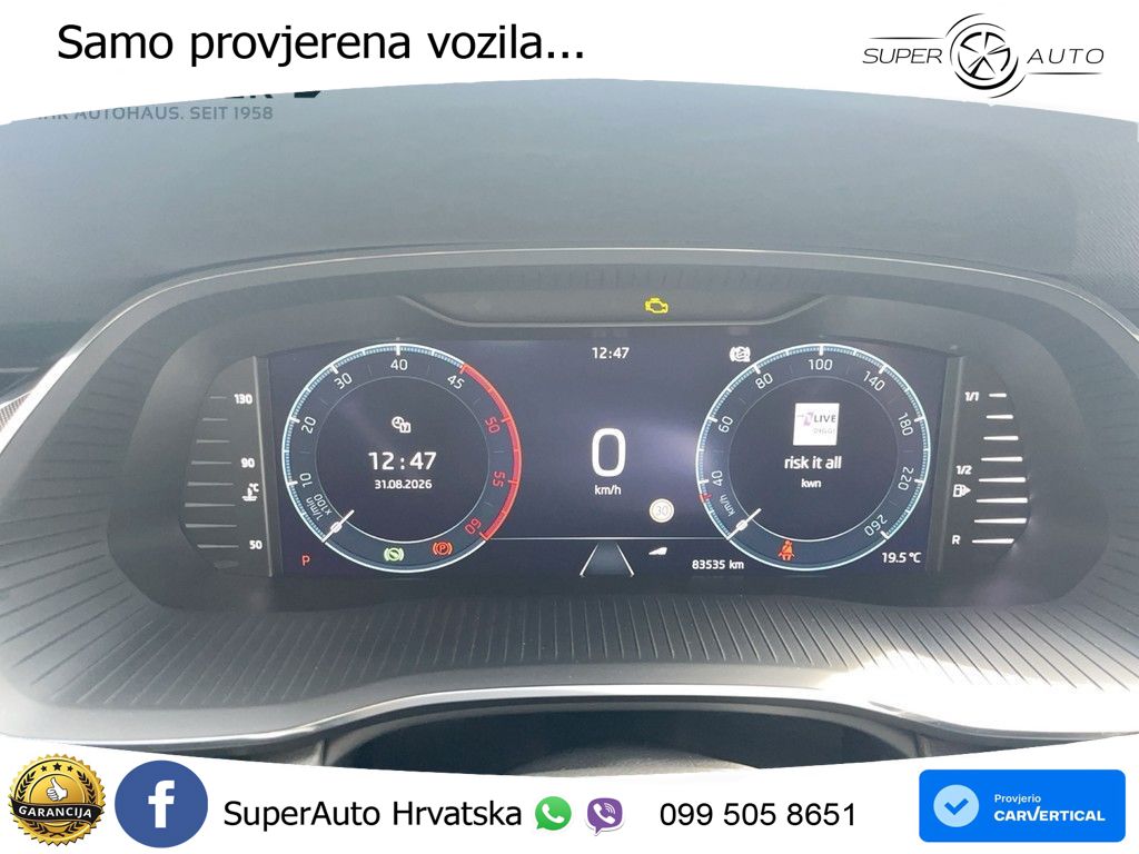 Škoda Octavia Combi 2.0 TDI (150 KS) DSG Selection LED+GR SJED+ACC