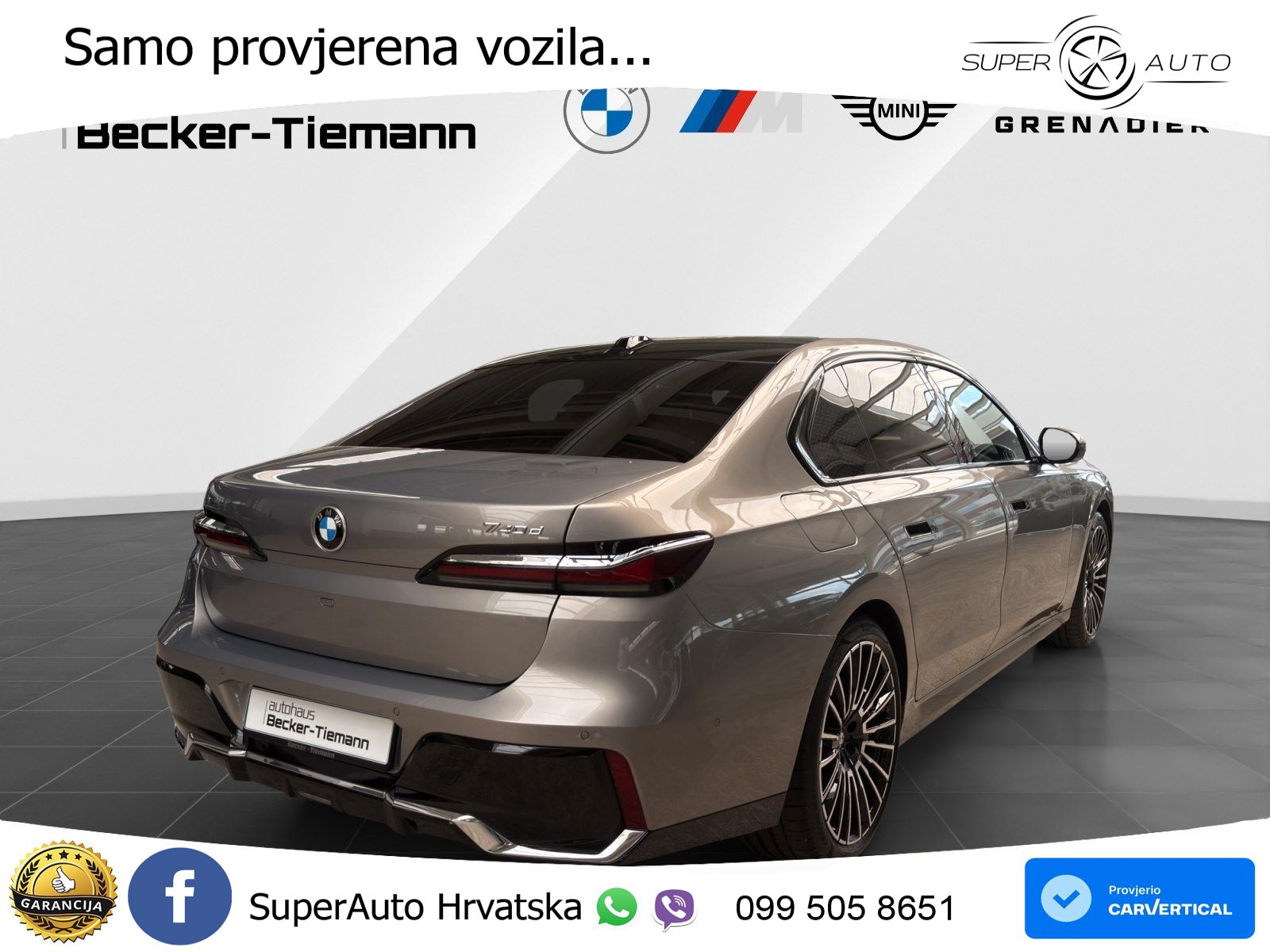 BMW 740d (299 KS) xDrive Steptronic M Sport LED+GR SJED+ACC