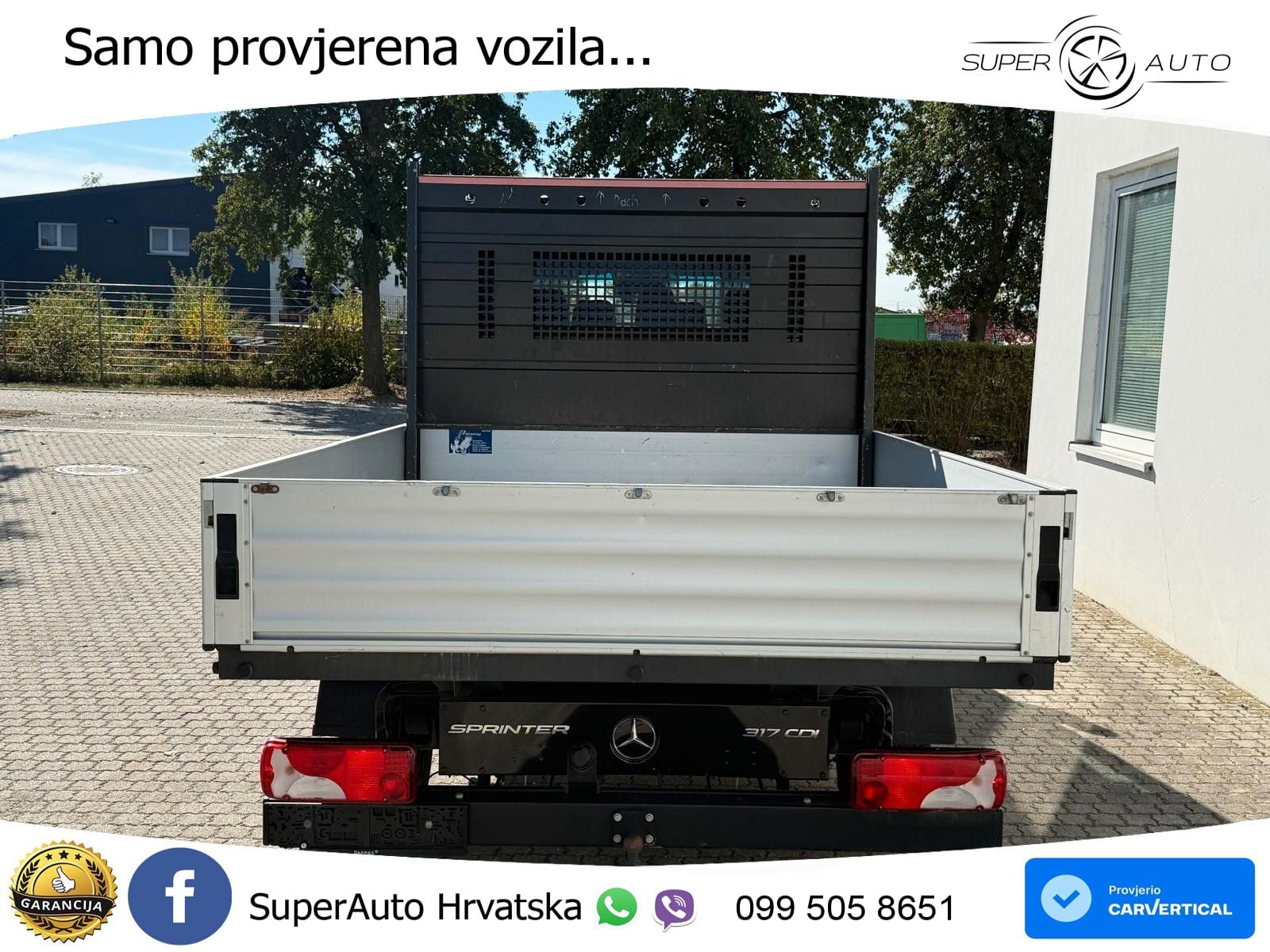 Mercedes-Benz Sprinter III Pritsche DoKa 317 CDI AHK 2t Klima 170 KS