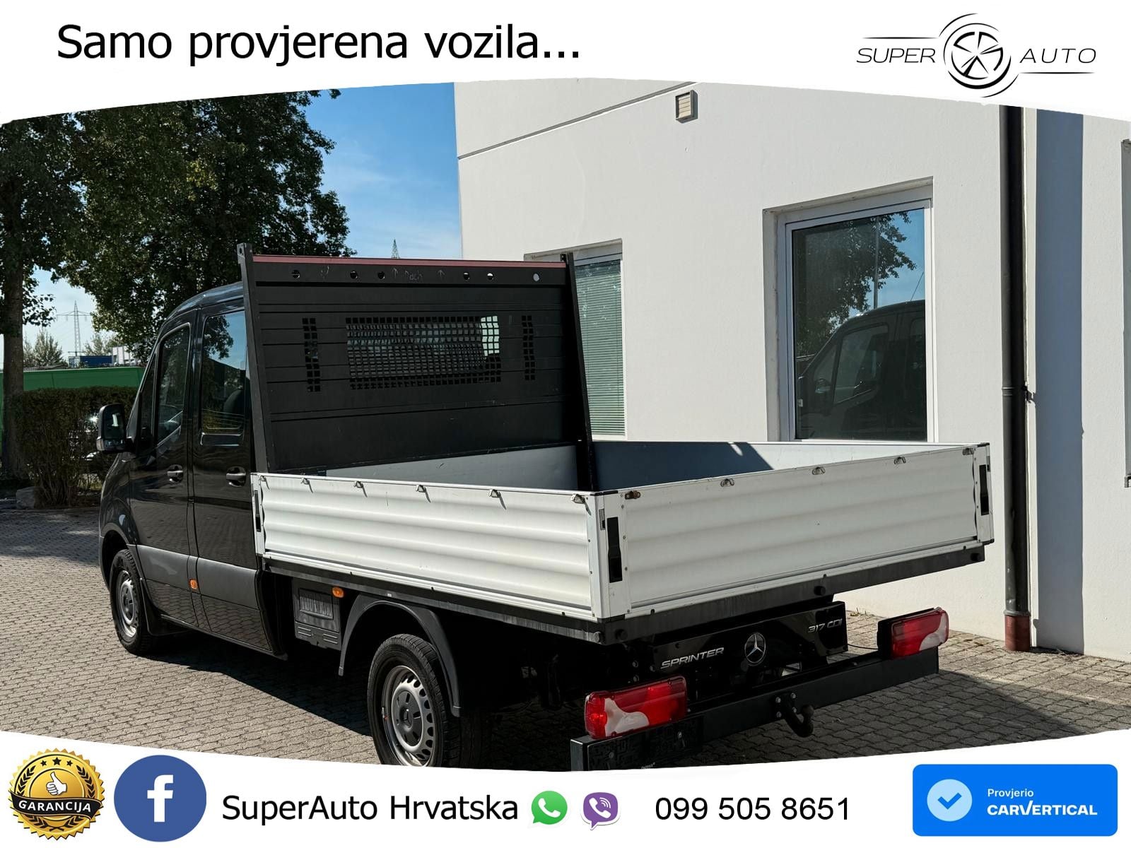 Mercedes-Benz Sprinter III Pritsche DoKa 317 CDI AHK 2t Klima 170 KS