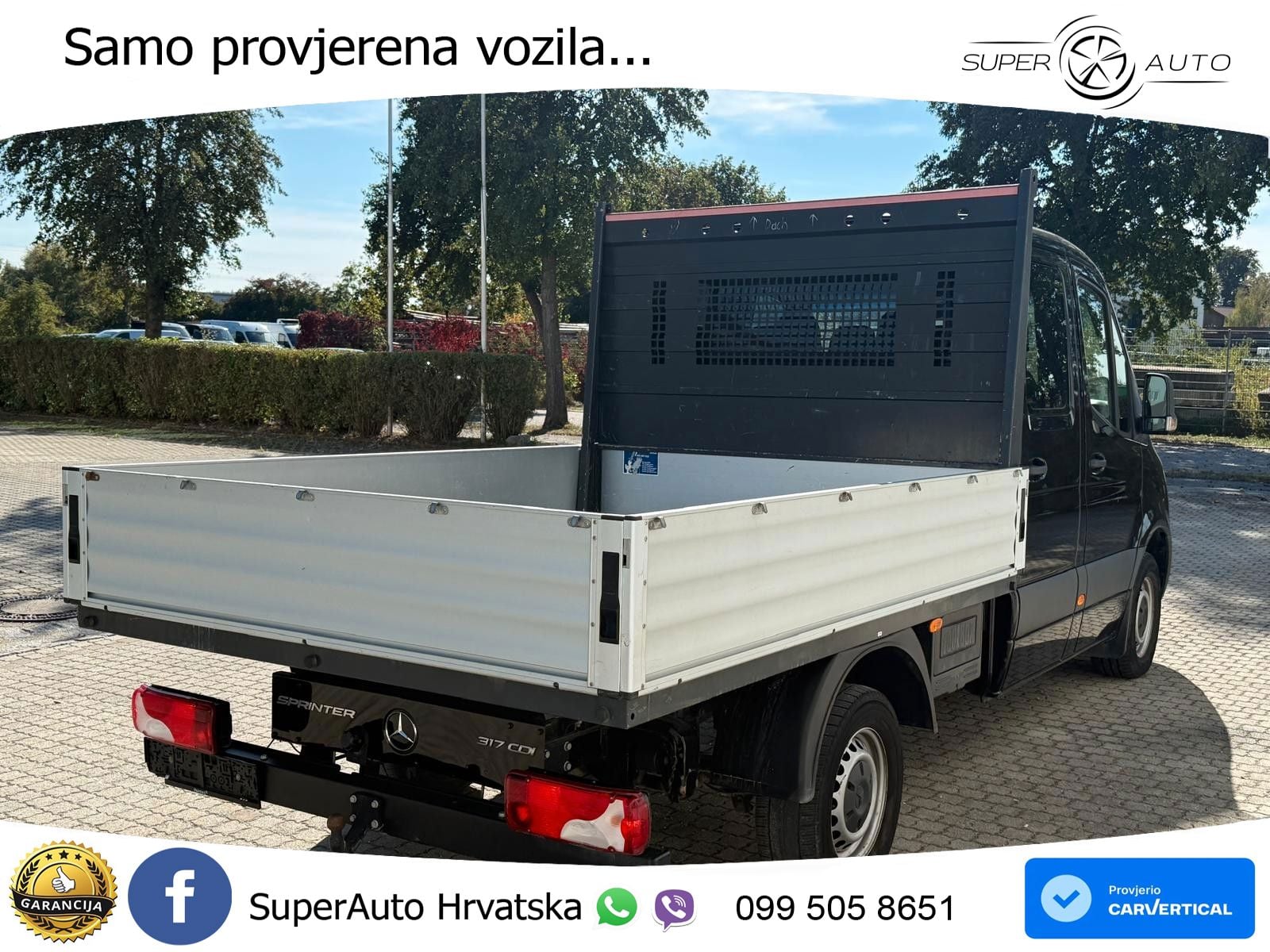 Mercedes-Benz Sprinter III Pritsche DoKa 317 CDI AHK 2t Klima 170 KS