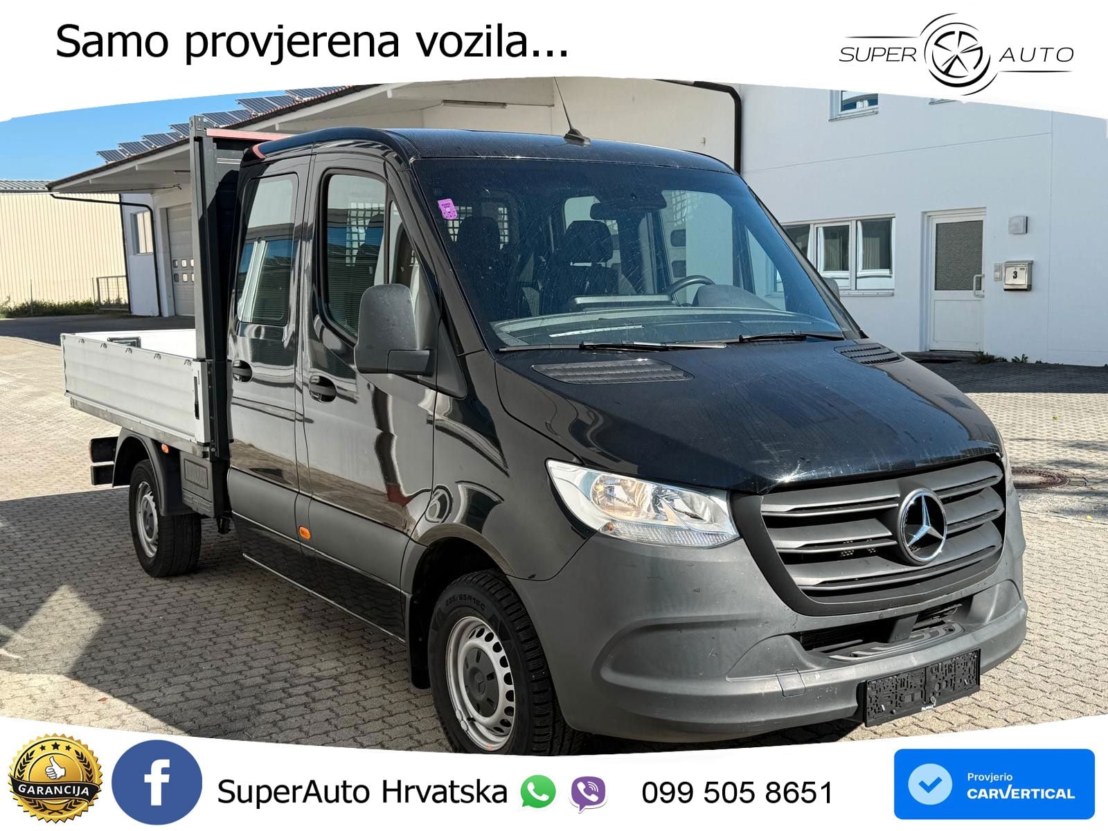Mercedes-Benz Sprinter III Pritsche DoKa 317 CDI AHK 2t Klima 170 KS