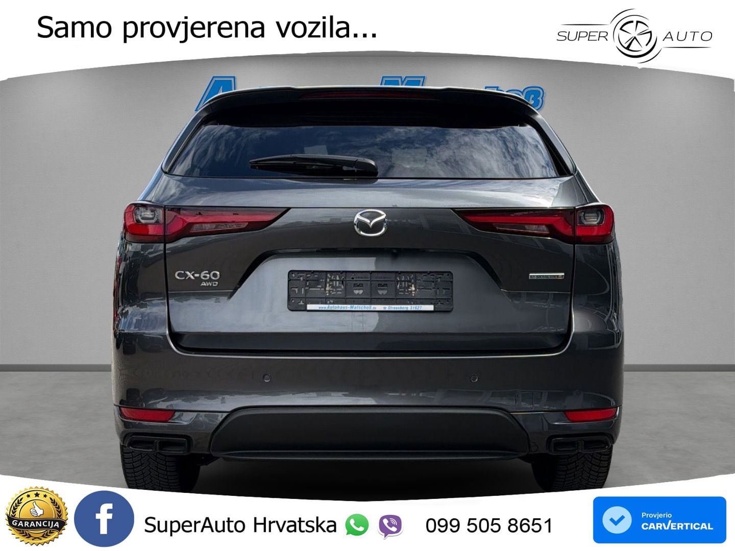 Mazda CX-60 3.3 e-Skyactiv D (254 KS) AWD Automatic LED+GR SJED+ACC