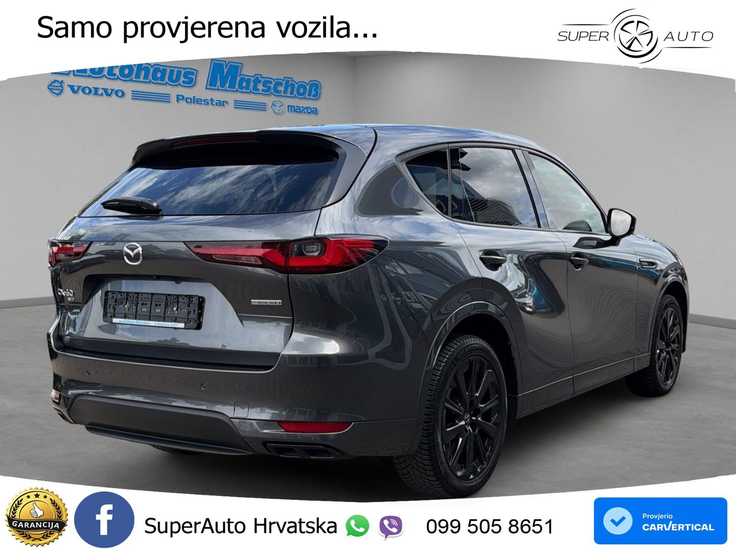 Mazda CX-60 3.3 e-Skyactiv D (254 KS) AWD Automatic LED+GR SJED+ACC