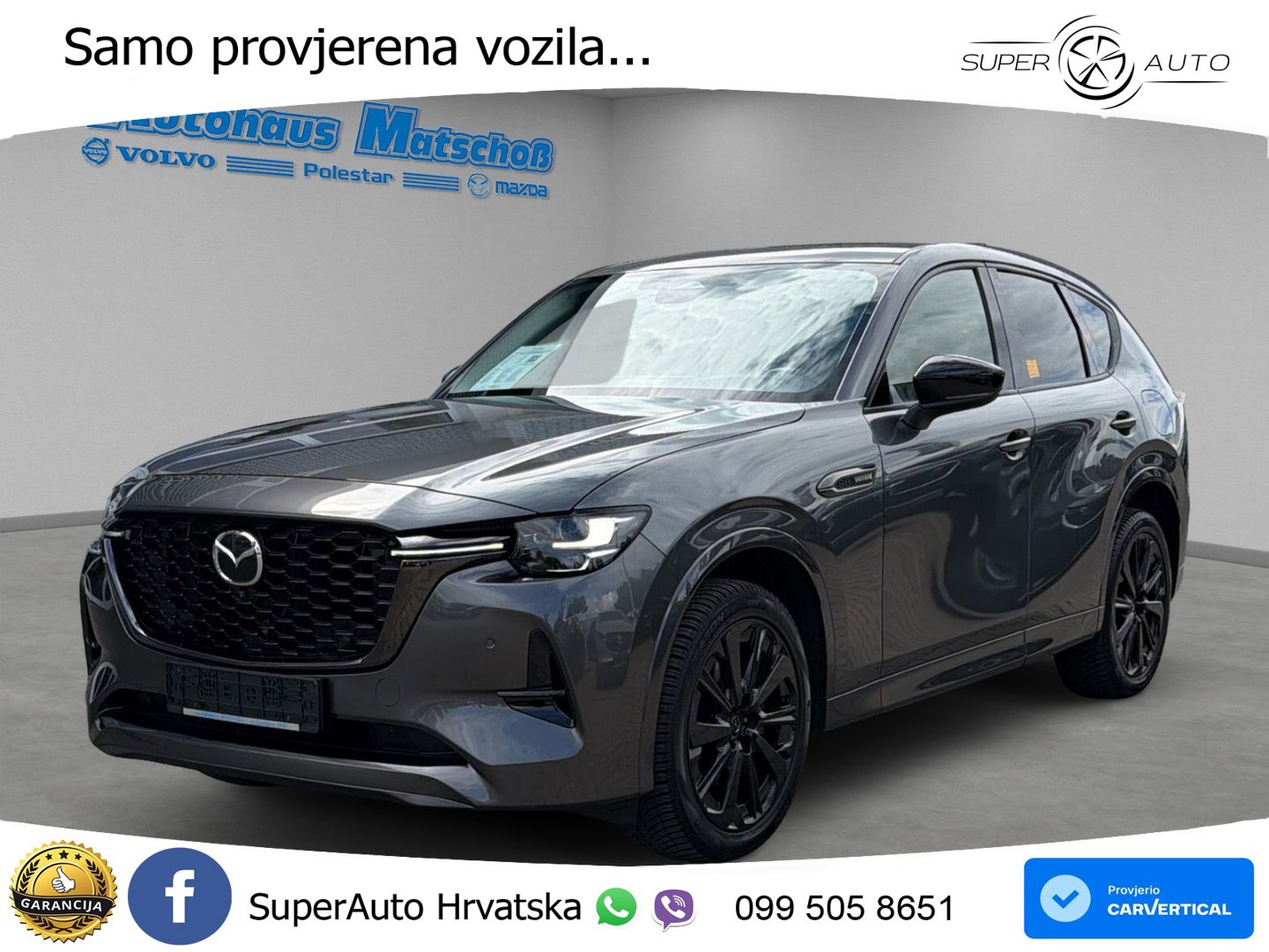 Mazda CX-60 3.3 e-Skyactiv D (254 KS) AWD Automatic LED+GR SJED+ACC