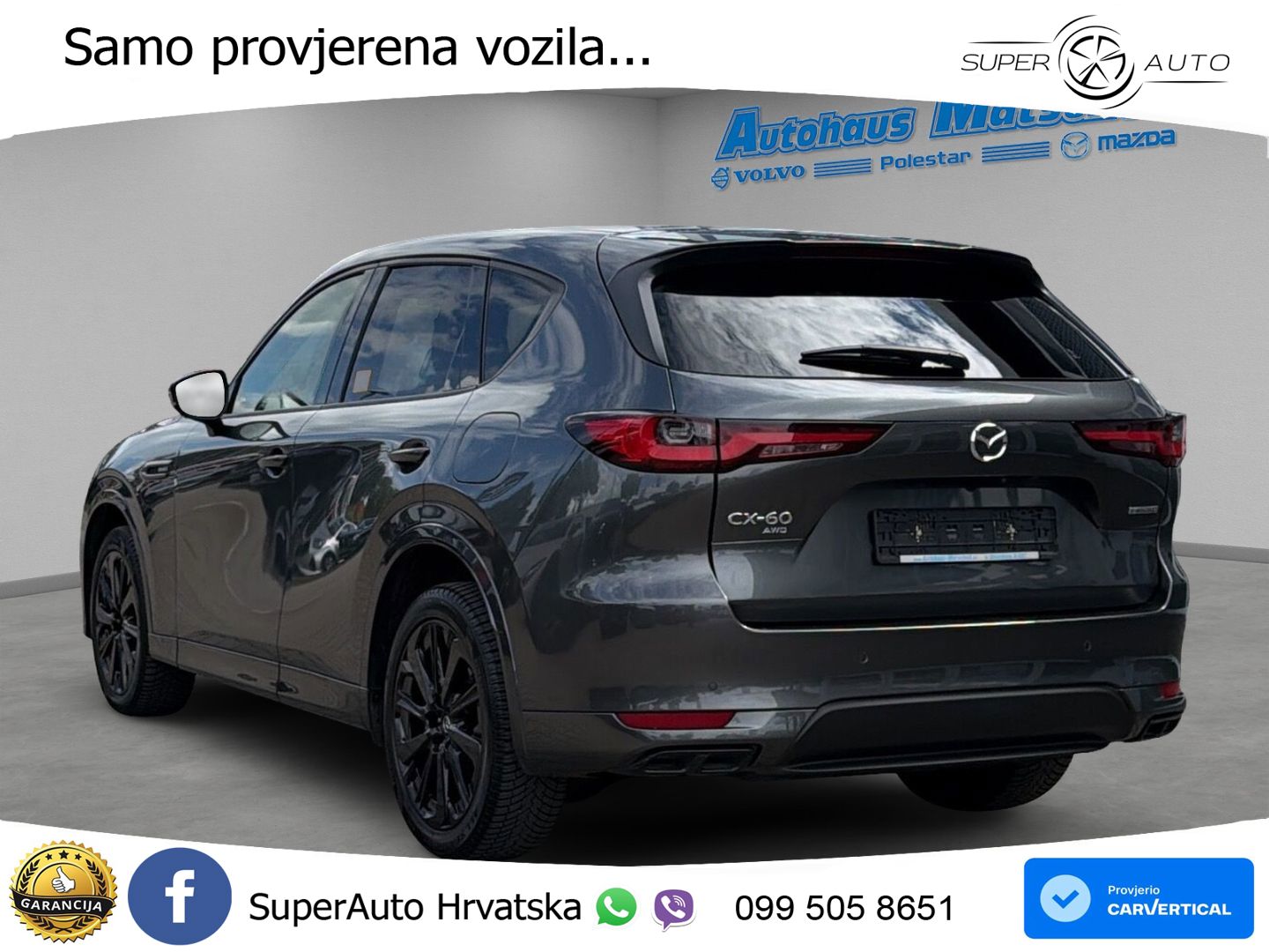 Mazda CX-60 3.3 e-Skyactiv D (254 KS) AWD Automatic LED+GR SJED+ACC