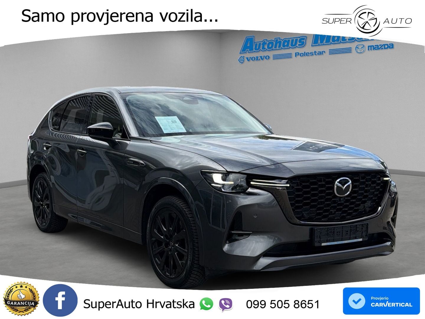 Mazda CX-60 3.3 e-Skyactiv D (254 KS) AWD Automatic LED+GR SJED+ACC
