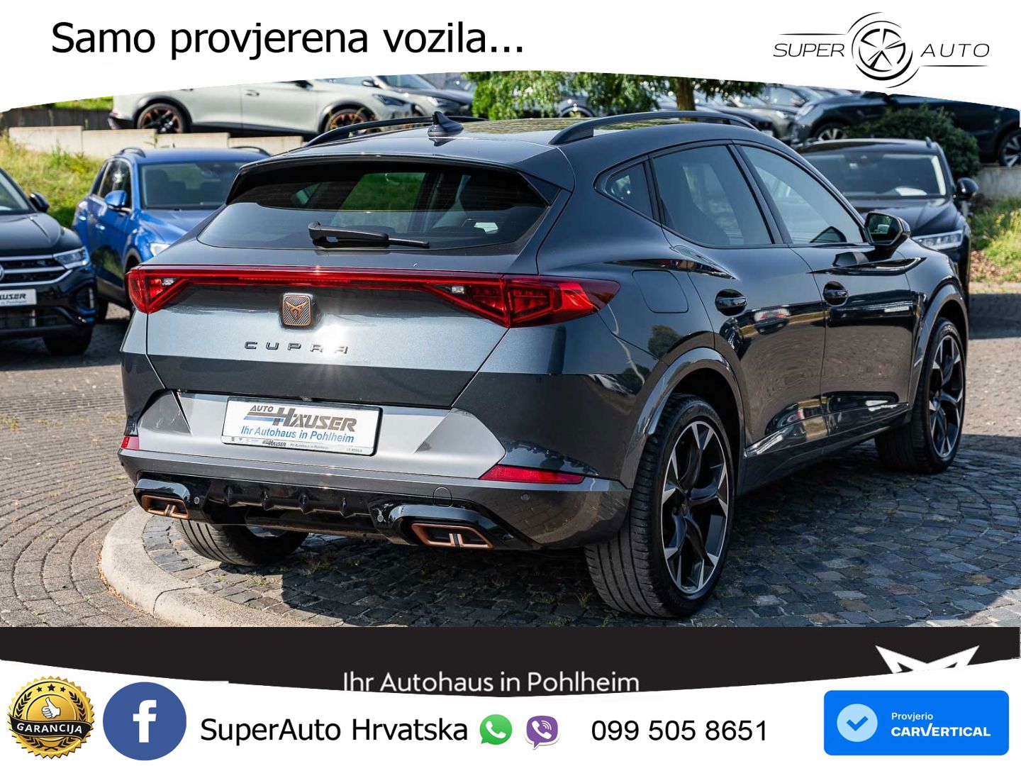 Cupra Formentor 1.4 TSI (245 KS) e-Hybrid DSG VZ MATRIX+GR SJED+KAM