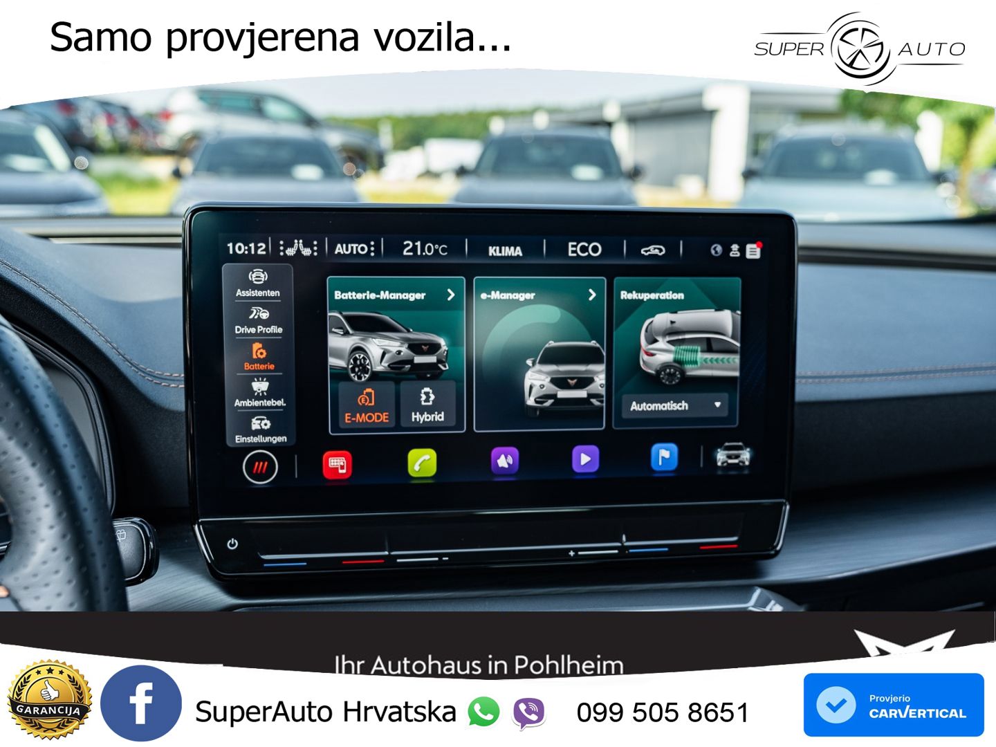 Cupra Formentor 1.4 TSI (245 KS) e-Hybrid DSG VZ MATRIX+GR SJED+KAM