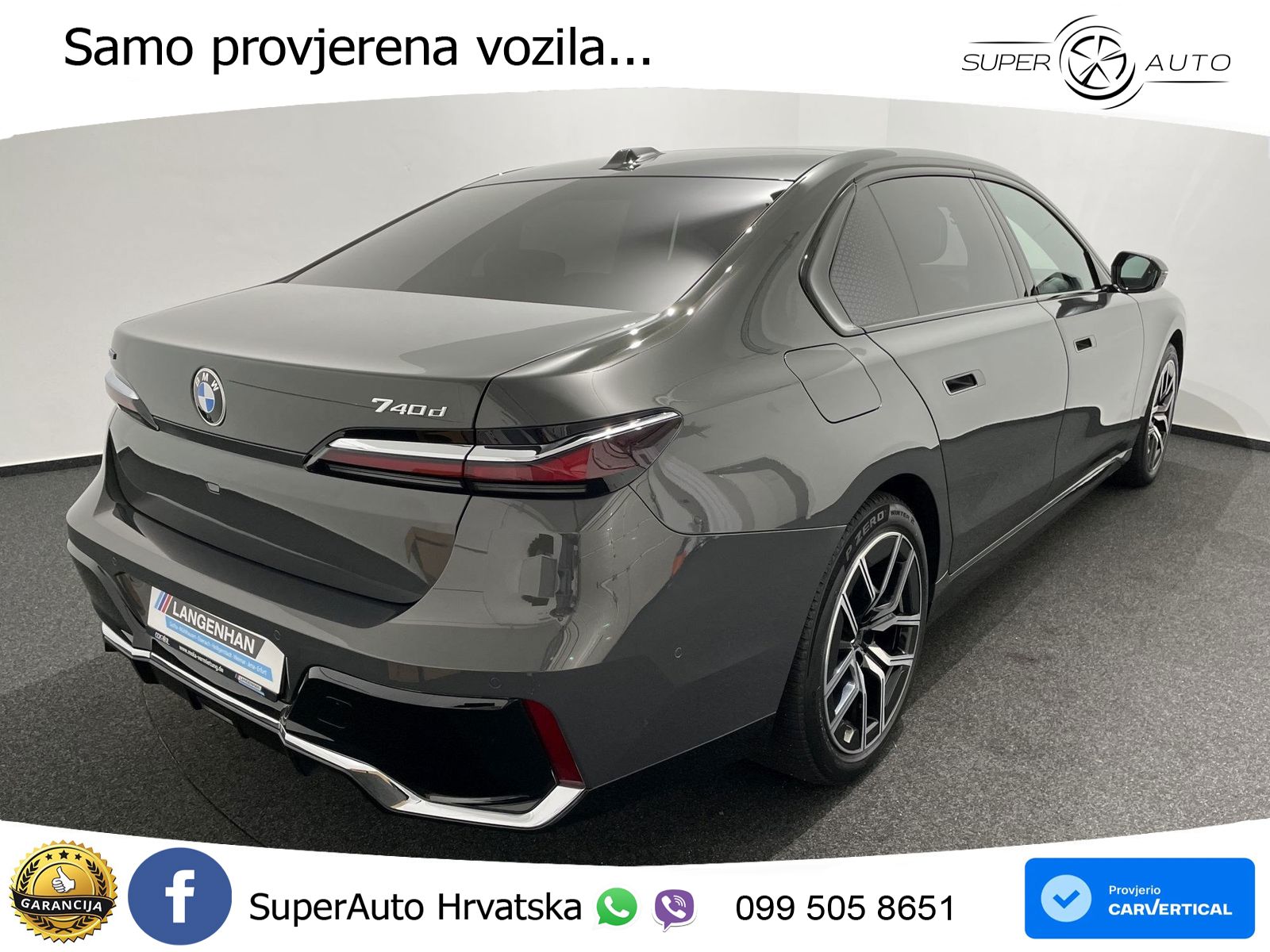 BMW 740d (299 KS) xDrive Steptronic M Sport ACC+HEAD+4xGR SJED+360+PANO