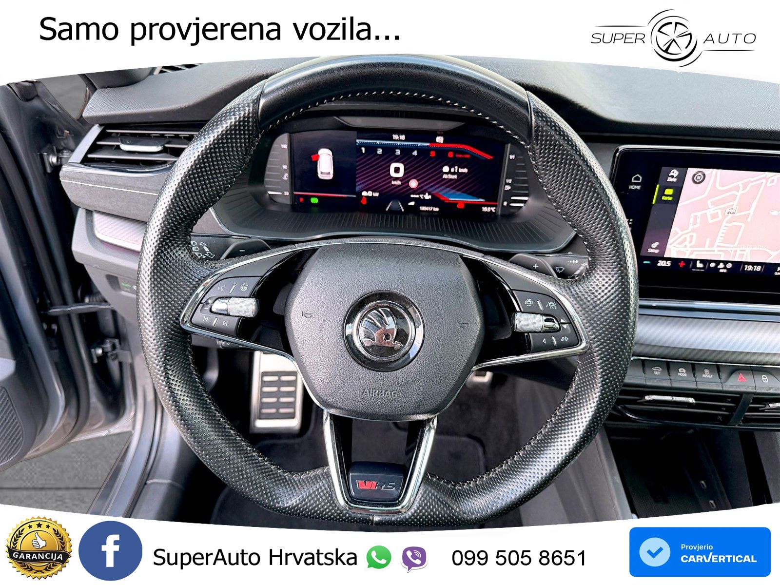 Škoda Octavia Combi RS 2.0 TDI (200 KS) 4x4 DSG LED+GR SJED+ACC