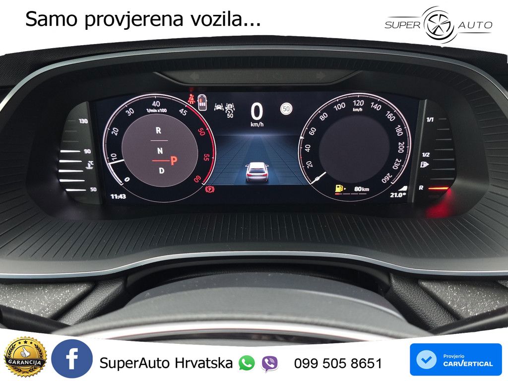 Škoda Octavia Combi 2.0 TDI (150 KS) DSG Selection LED+GR SJED+ACC