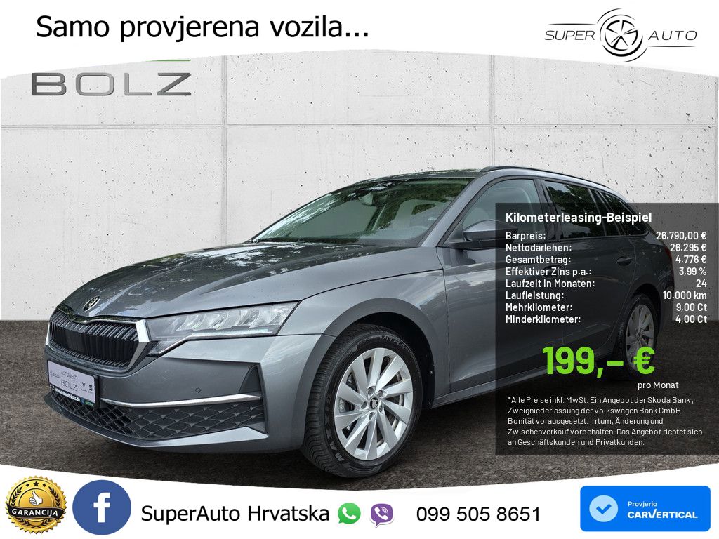 Škoda Octavia Combi 2.0 TDI (150 KS) DSG Selection LED+GR SJED+ACC