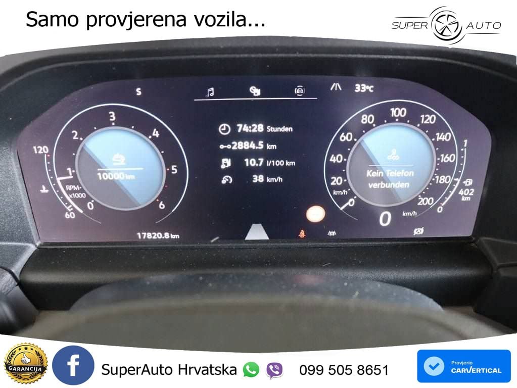 Volkswagen T7 Transporter 2.0 TDI 110 kW KR 9 SITZE/NAVI/RF 150 KS