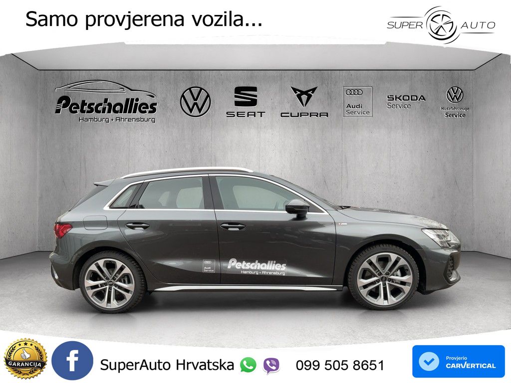 Audi A3 35 TFSI (150 KS) S tronic S line LED+GR SJED+ACC