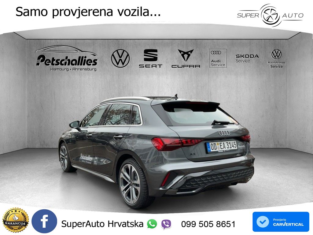Audi A3 35 TFSI (150 KS) S tronic S line LED+GR SJED+ACC