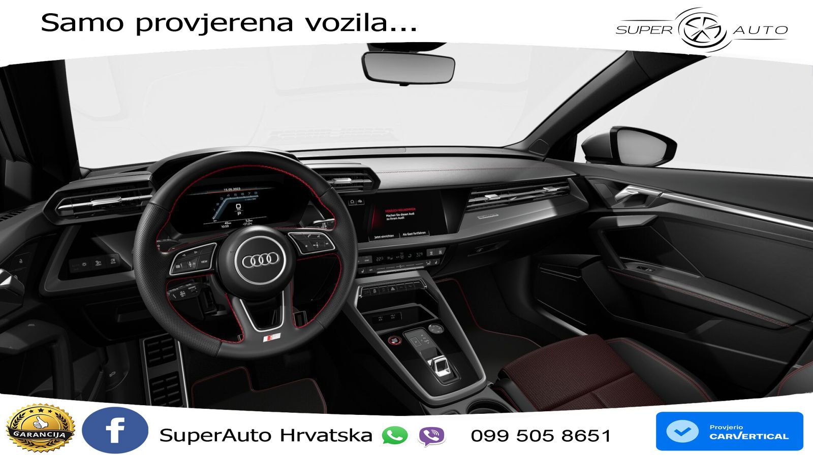 Audi S3 Limuzina 2.0 TFSI (310 KS) quattro S tronic LED+GR SJED+ACC
