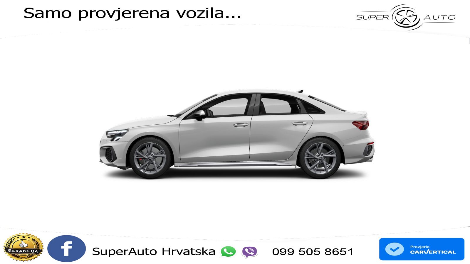 Audi S3 Limuzina 2.0 TFSI (310 KS) quattro S tronic LED+GR SJED+ACC