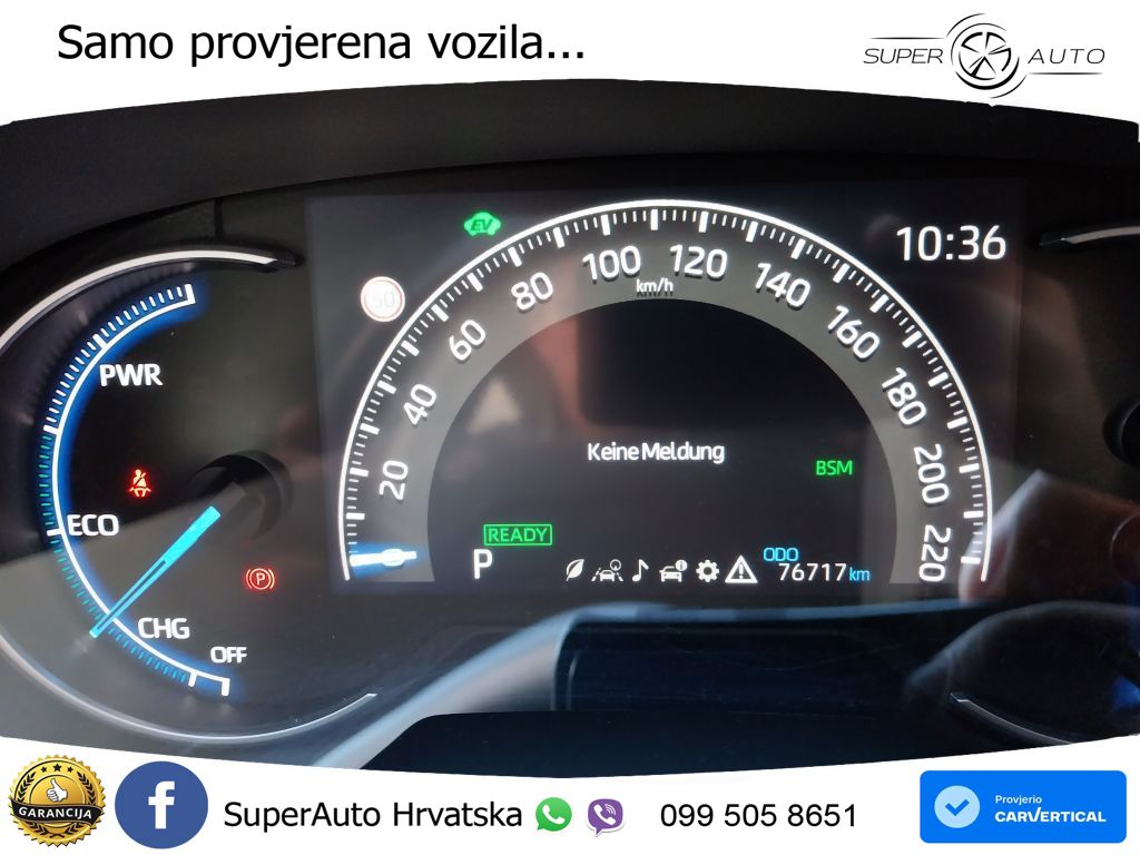 Toyota RAV4 2.5 (222 KS) Hybrid E-Four e-CVT LED+GR SJED+ACC