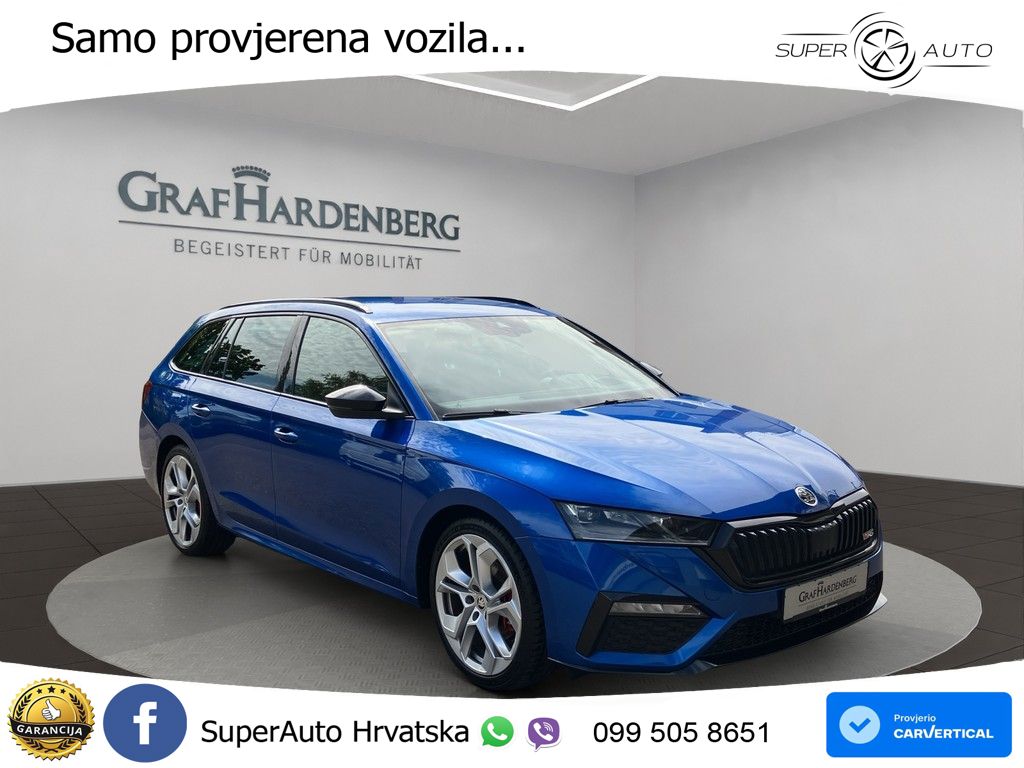 Škoda Octavia Combi RS 2.0 TDI (200 KS) DSG MATRIX+GR SJED+KAM