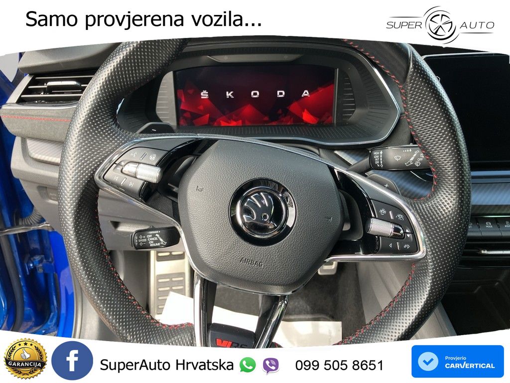 Škoda Octavia Combi RS 2.0 TDI (200 KS) DSG MATRIX+GR SJED+KAM