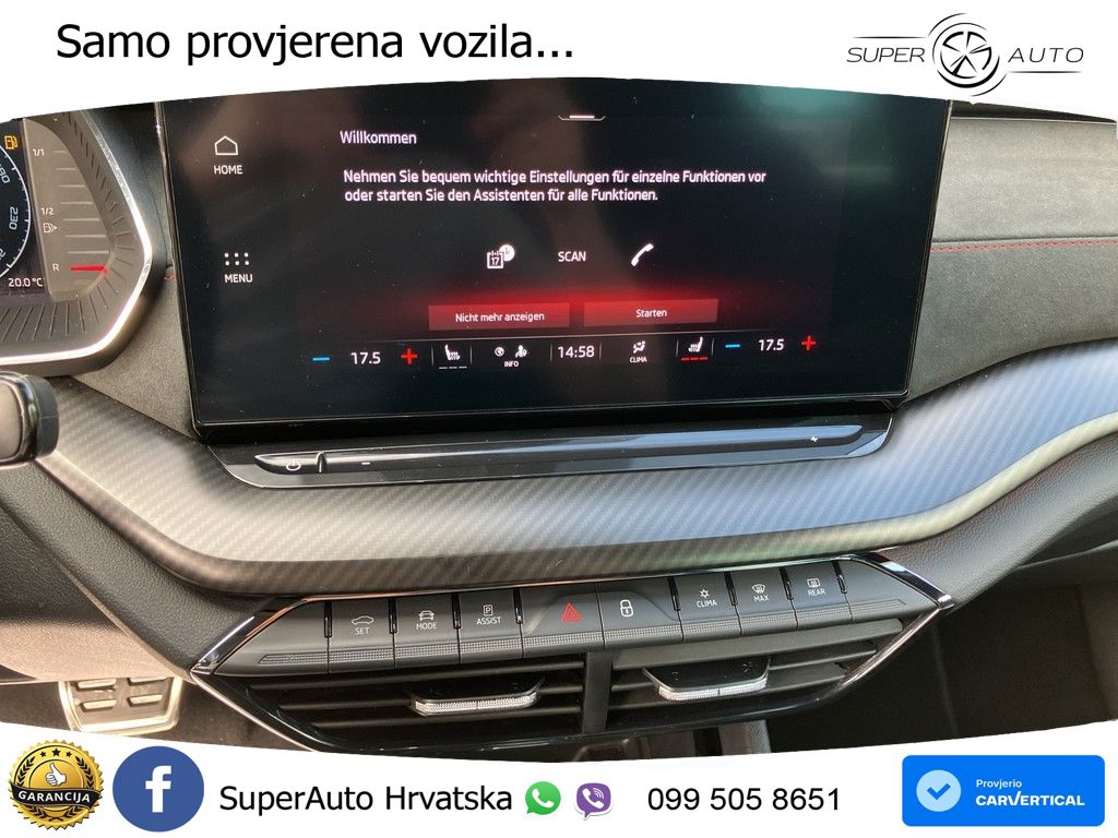 Škoda Octavia Combi RS 2.0 TDI (200 KS) DSG MATRIX+GR SJED+KAM
