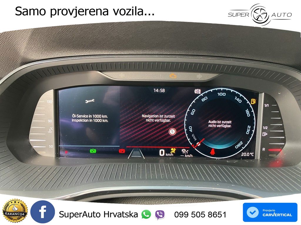 Škoda Octavia Combi RS 2.0 TDI (200 KS) DSG MATRIX+GR SJED+KAM