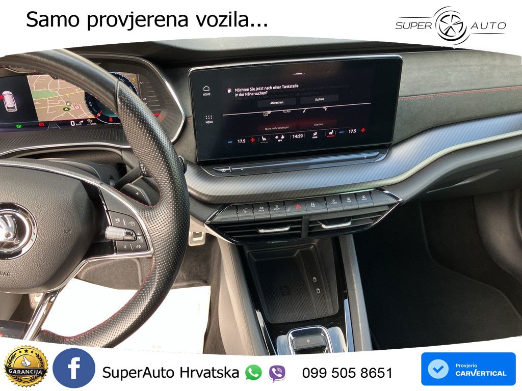 Škoda Octavia Combi RS 2.0 TDI (200 KS) DSG MATRIX+GR SJED+KAM