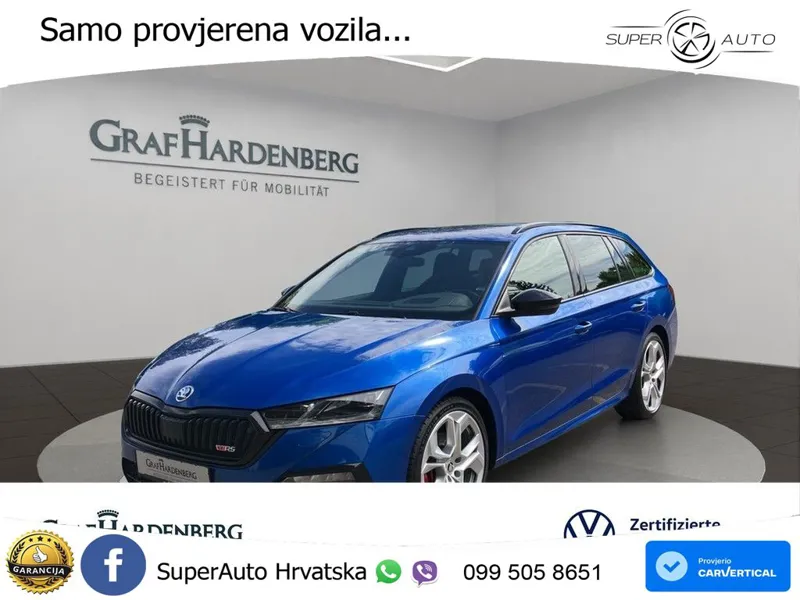 Škoda Octavia Combi RS 2.0 TDI (200 KS) DSG MATRIX+GR SJED+KAM