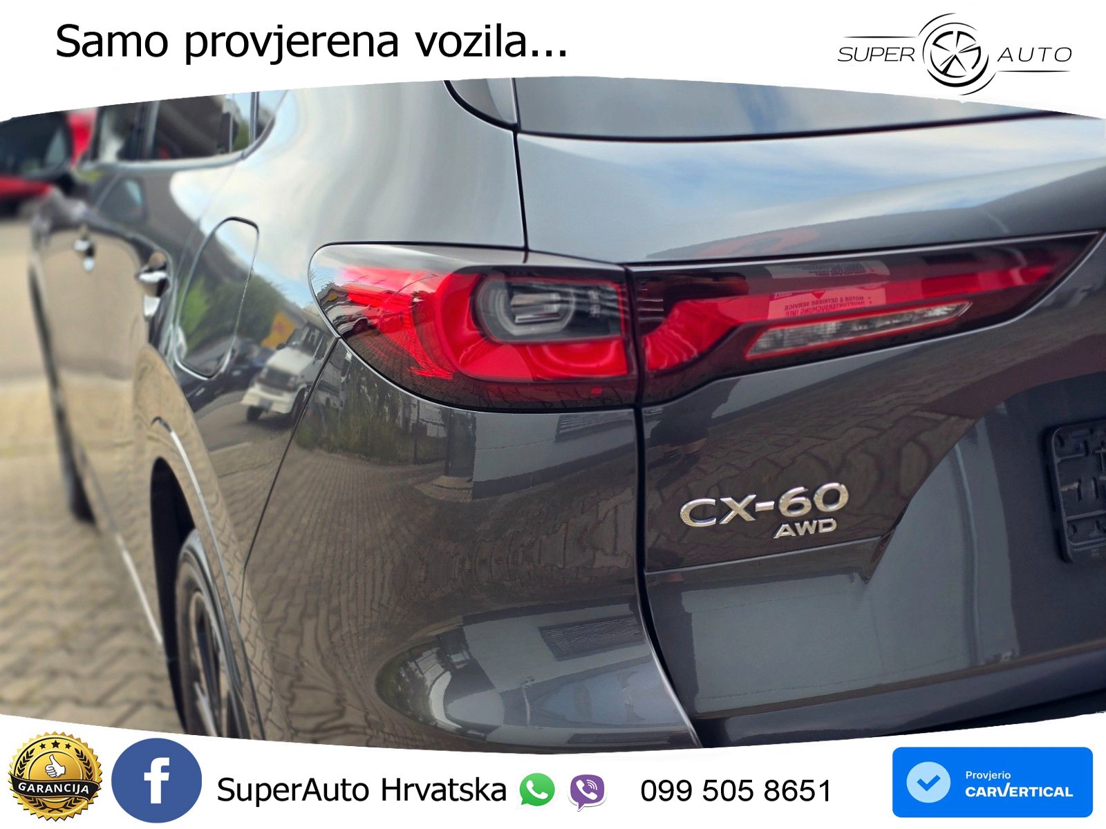 Mazda CX-60 3.3 e-Skyactiv D (254 KS) AWD Automatic LED+GR SJED+ACC