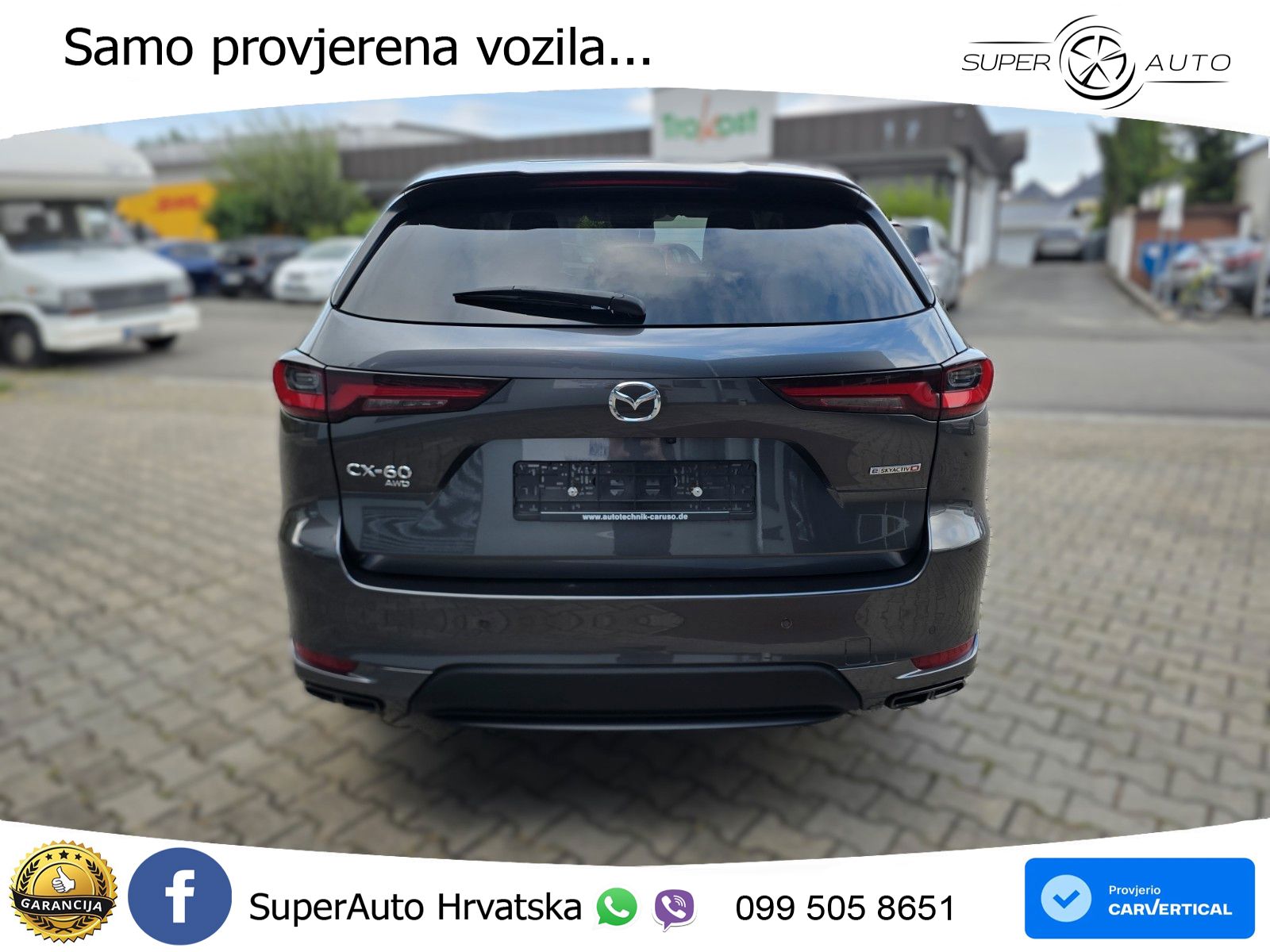 Mazda CX-60 3.3 e-Skyactiv D (254 KS) AWD Automatic LED+GR SJED+ACC