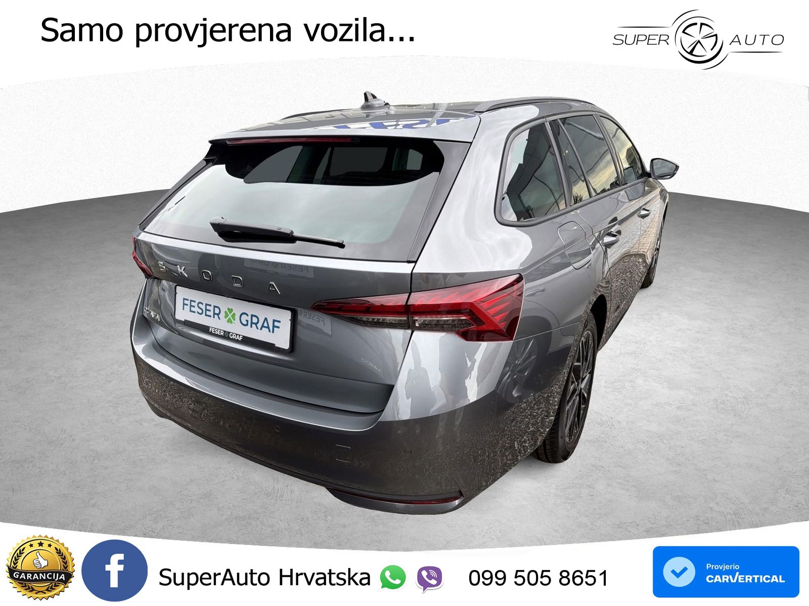 Škoda Octavia Combi 2.0 TDI (150 KS) DSG LED+GR SJED+ACC